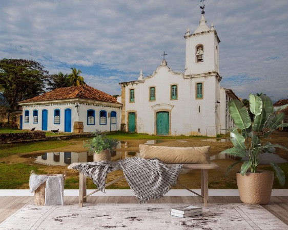 Image de Brazil State of Rio de Janeiro Paraty View of the Nossa Senhora das Dores Church