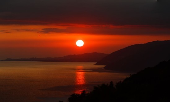 Bild på Sunset in Gagra Abkhazia