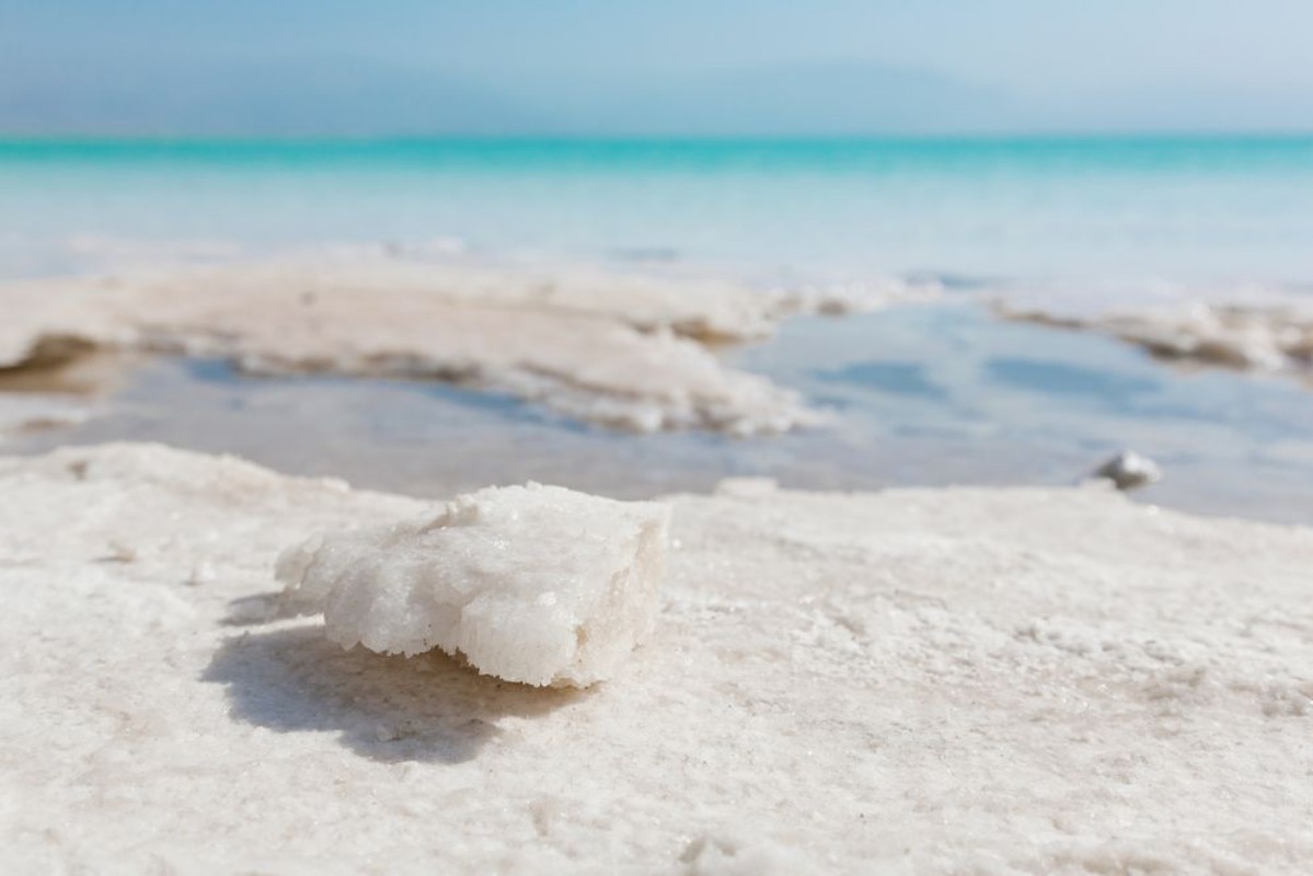 Picture of Natural salt crystals at the Dead Sea