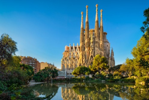 Afbeeldingen van Sagrada Familia in Barcelona Spain