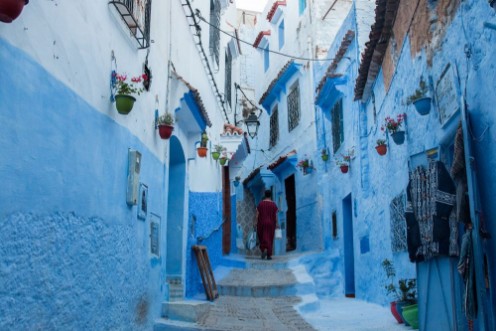 Picture of Chefchaouen city buildings