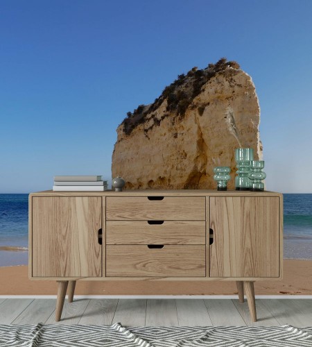 Picture of Portugal Algarve beach sandstone coast