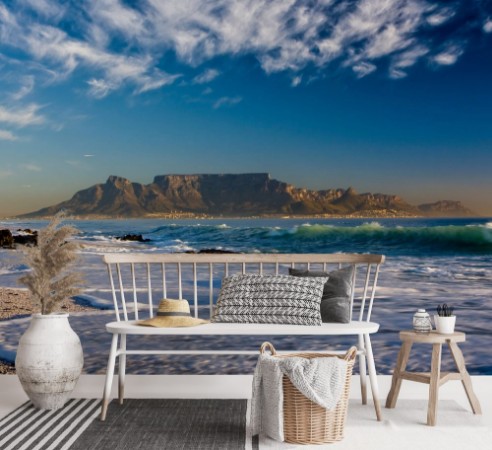 Bild på Scenic view of table mountain from blouberg cape town