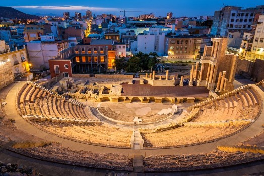 Picture of The Roman Theatre in Cartagena Spain