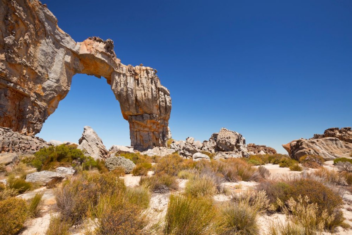 Afbeeldingen van The Wolfsberg Arch in the Cederberg Wilderness in South Africa