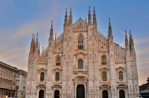 Image de The great Milan Cathedral in the Gothic style