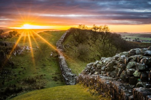 Afbeeldingen van Hadrians Wall Northumberland