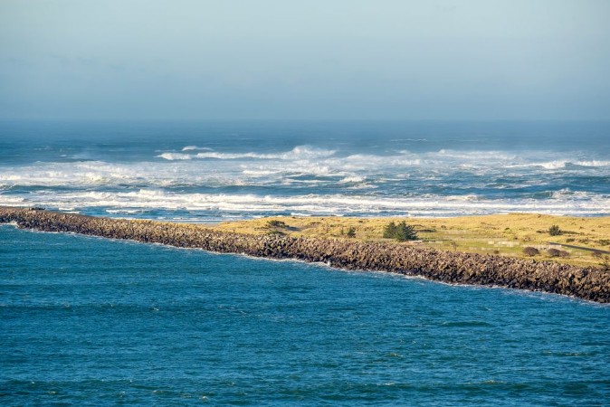 Bild på USA Pacific coast landscape Cape Disappointment