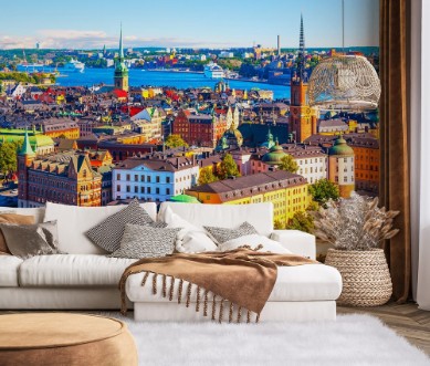 Image de Aerial panorama of Stockholm Sweden