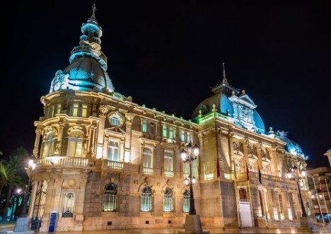 Bild på Palacio consistorial the city hall of Cartagena Spain