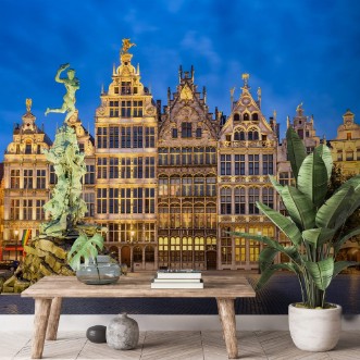 Afbeeldingen van Grote Markt in Antwerp Belgium