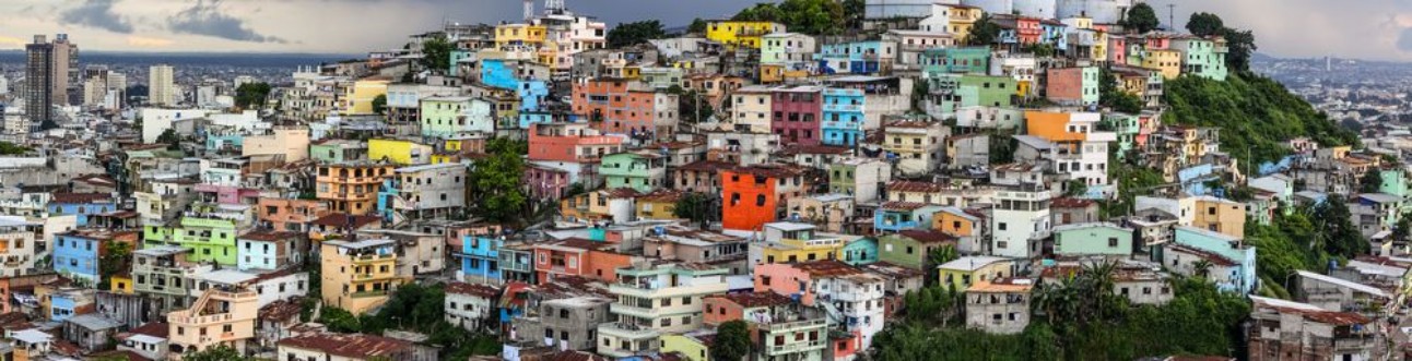 Afbeeldingen van Panorama view from Santa Ana hill Guayaquil Ecuador