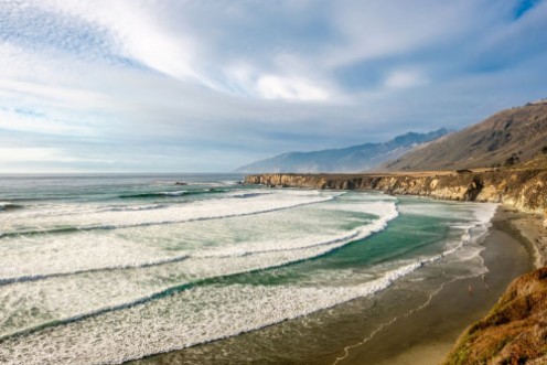 Picture of USA Pacific coast Sand Dollar Beach Big Sur California