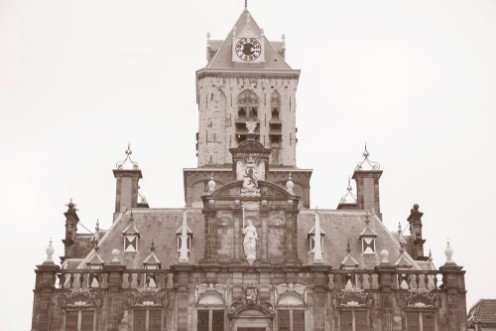 Image de City Hall Delft Holland