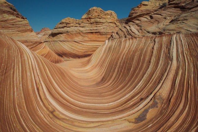 Picture of Arizona Wave - Famous Geology rock formation in Pariah Canyon b