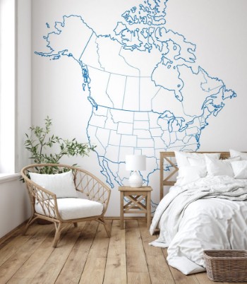 Picture of North America map