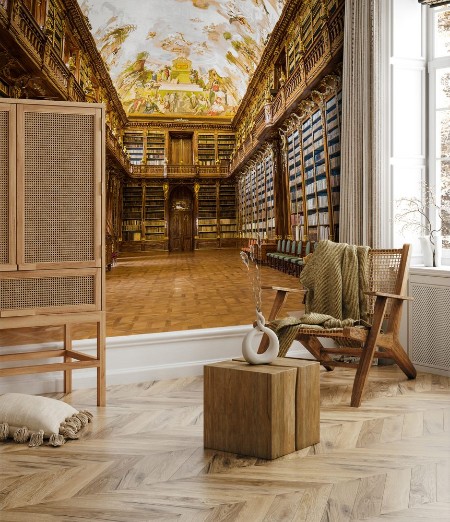 Afbeeldingen van Library of Strahov Monastery in Prague Philosophical Hall