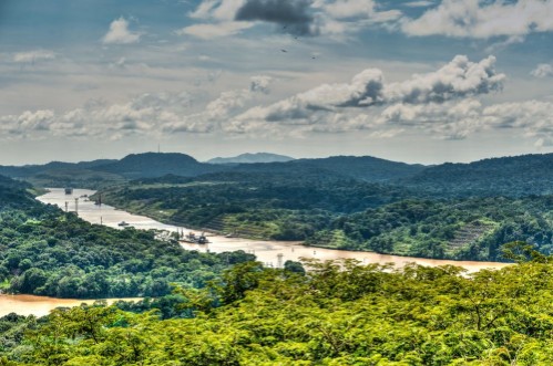 Afbeeldingen van Der Panamakanal in Gamboa