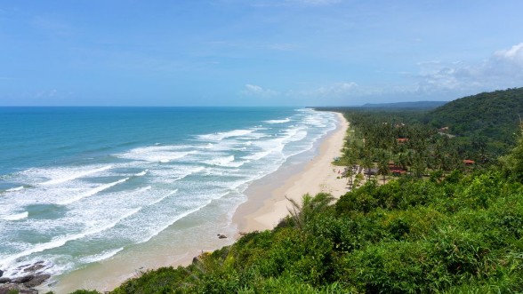 Bild på Beach close to Itacar Bahia Brazil