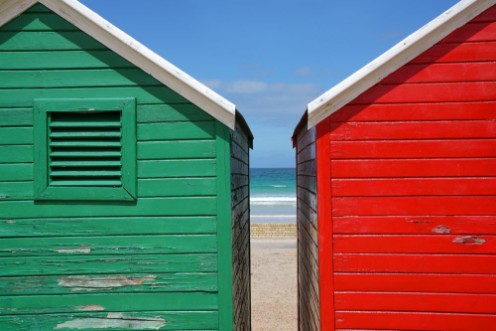 Picture of Fish Hoek beach huts