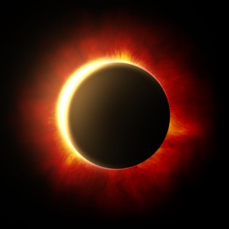 Afbeeldingen van Eclipse of the sun with corona