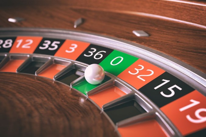 Picture of Roulette wheel closeup - 3D Rendering