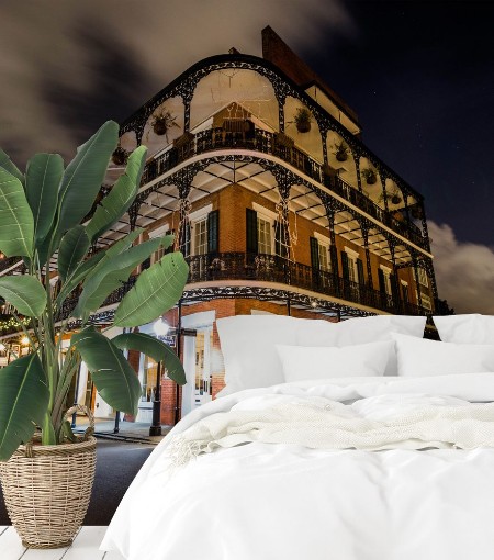 Picture of Downtown French Quarters New Orleans Louisiana at Night