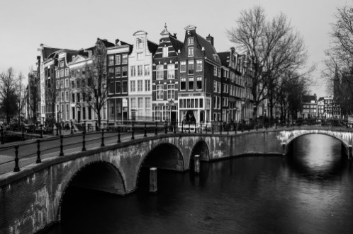 Bild på Amsterdam Netherlands canals and bridges