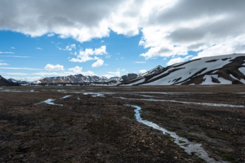 Bild på Panorama view of Iceland mountains Landmannalaugar