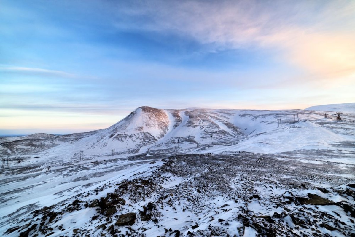 Afbeeldingen van Arctic mountain landscape