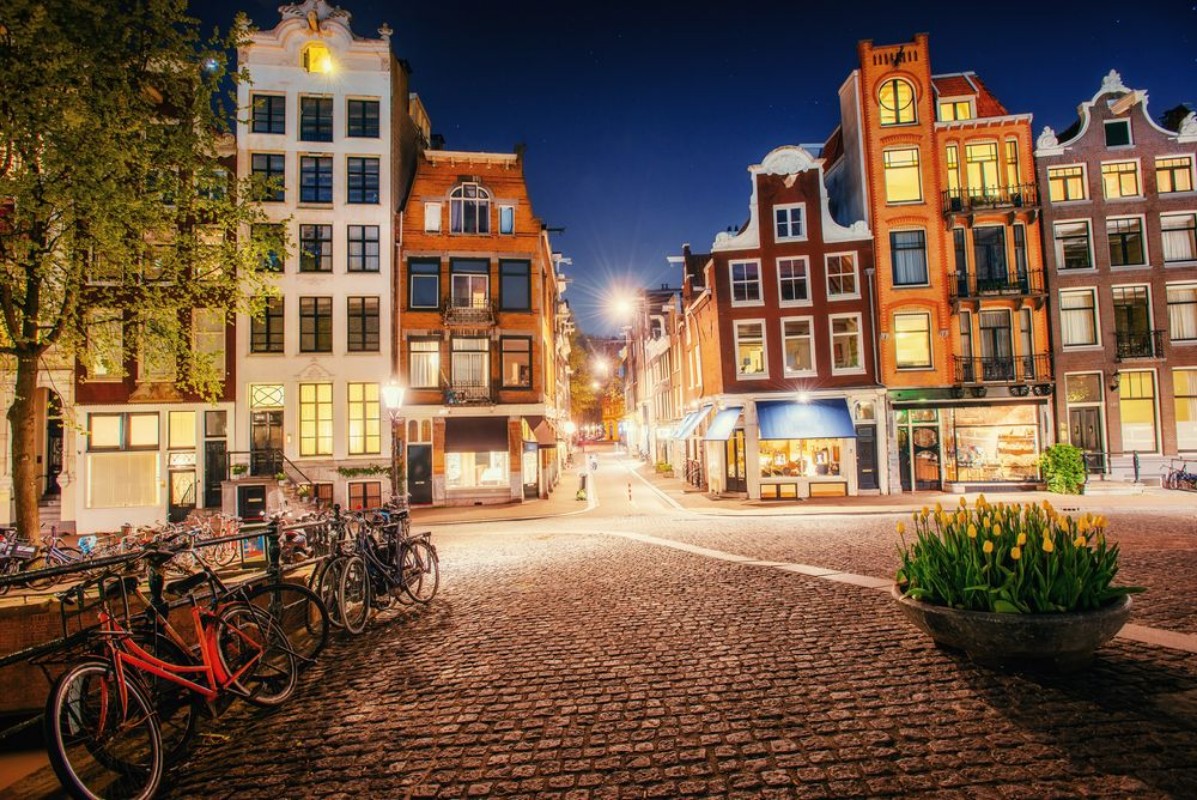 Afbeeldingen van Fietsen in Amsterdam