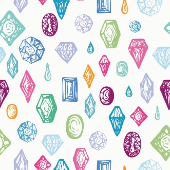 Afbeeldingen van Seamless background with colorful diamonds