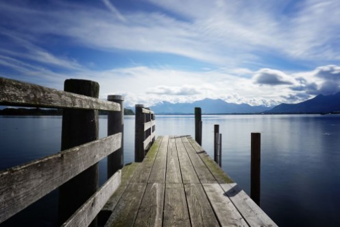 Image de Wooden jetty 248 lake chiemsee