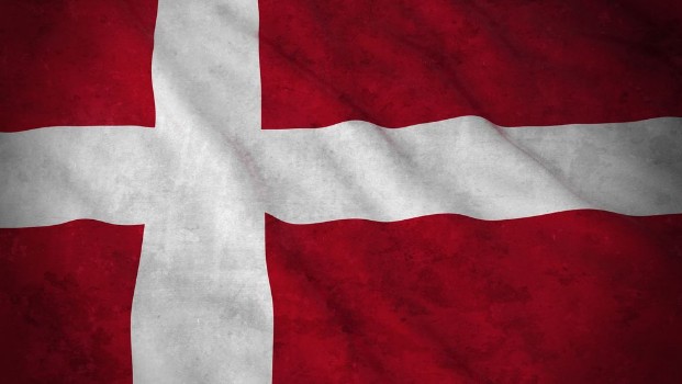 Bild på Grunge Flag of Denmark - Dirty Danish Flag 3D Illustration