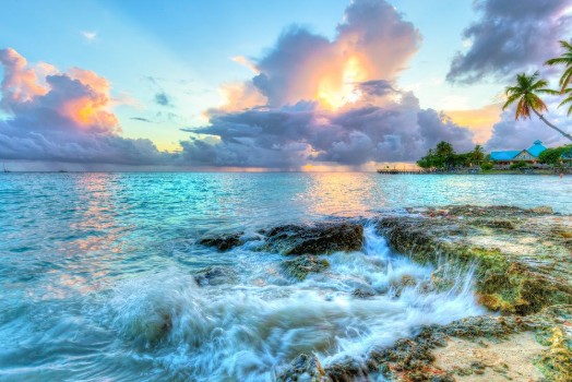Picture of Caribbean Beach Sunset