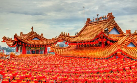 Afbeeldingen van Thean Hou Chinese Temple in Kuala Lumpur Malaysia