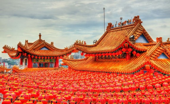Bild på Thean Hou Chinese Temple in Kuala Lumpur Malaysia