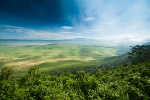 Bild på Ngorongoro-kratern Tanzania