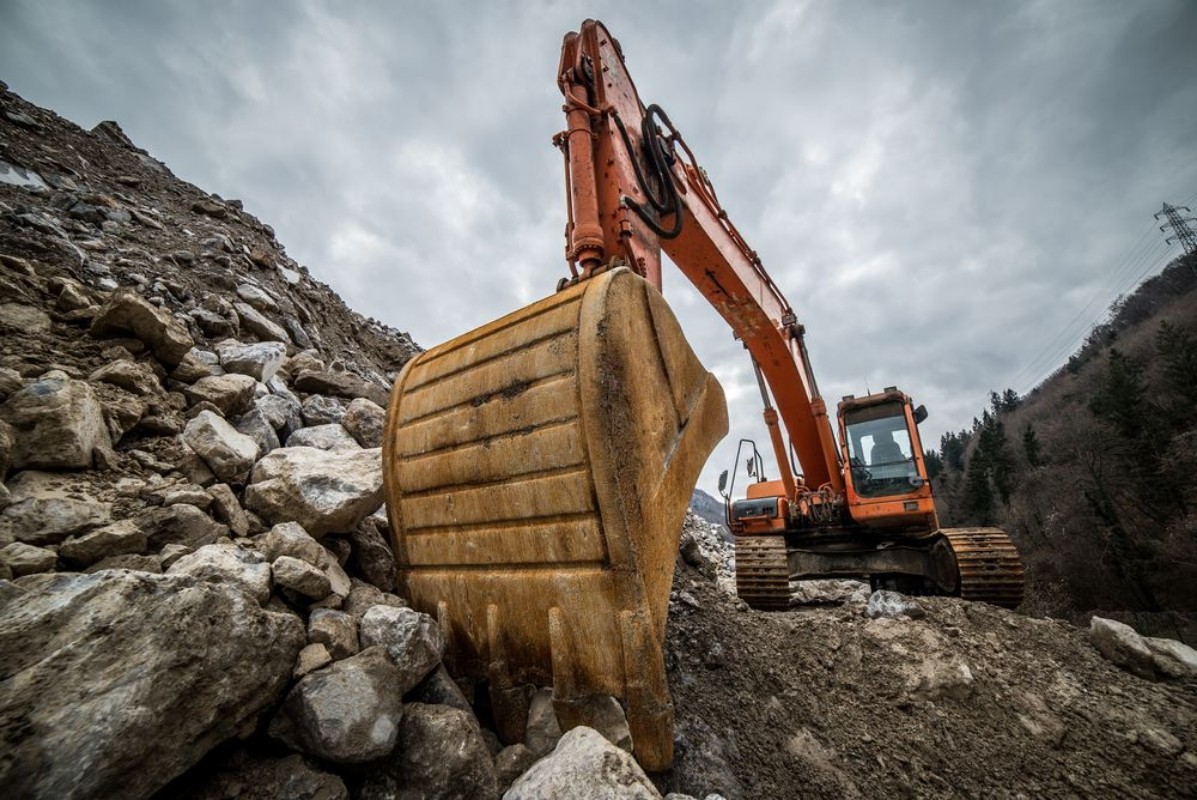 Image de Excavator for earth moving