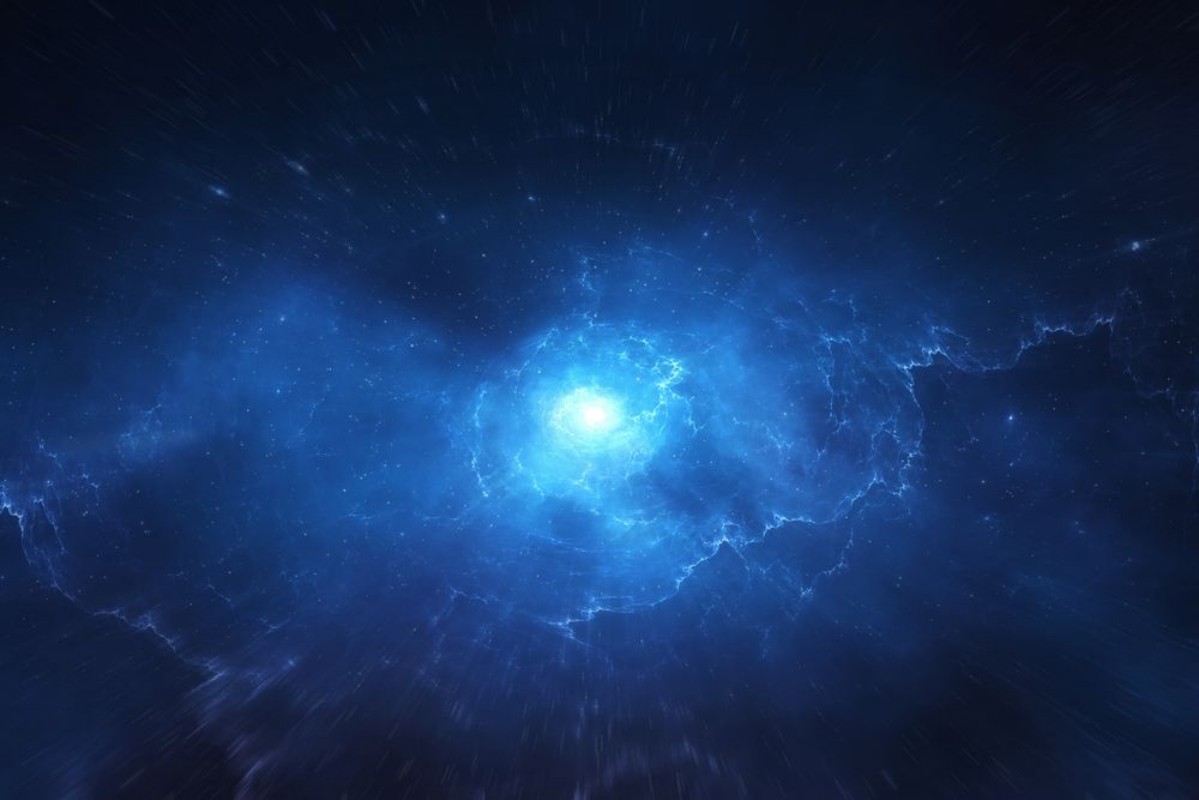 Afbeeldingen van Star explosion in a galaxy of an unknown universe