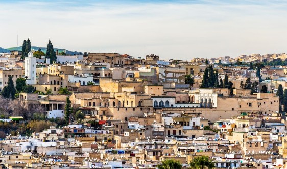 Image de Panorama of Old Medina in Fes Morocco Africa