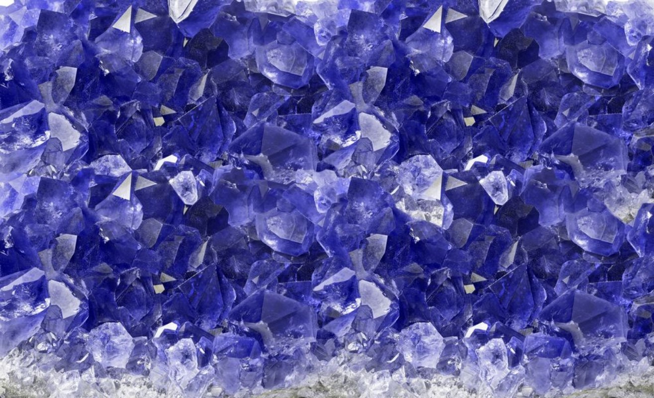 Afbeeldingen van Blue sapphire background macro