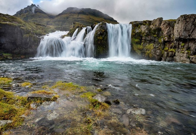 Image de Kirkjufellsfoss waterfall in Iceland