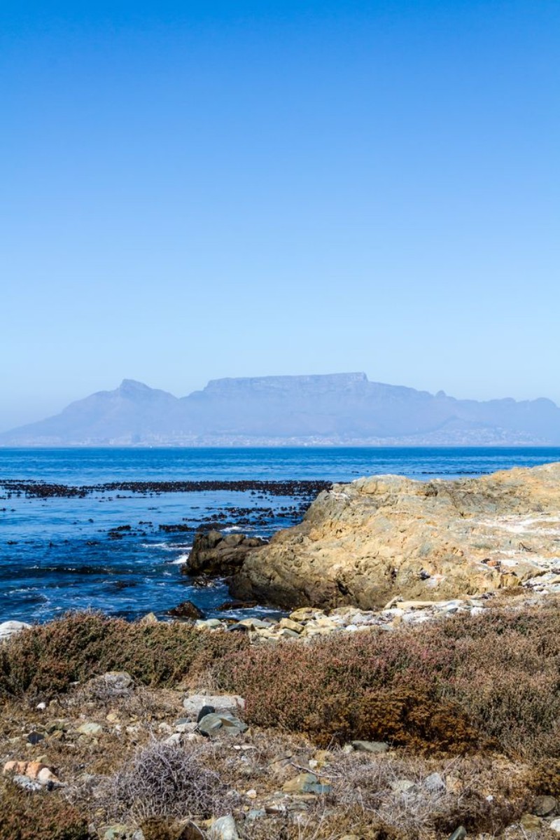 Image de View of Table Mountain from Robben Island