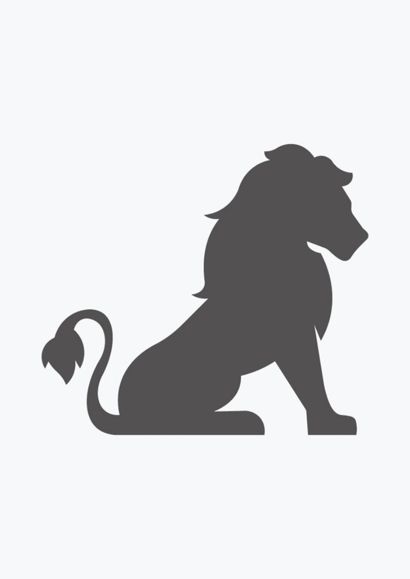Afbeeldingen van Lion icon Vector
