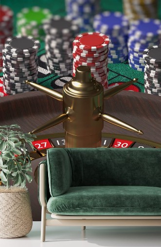 Afbeeldingen van 3D rendered illustration of casino roulette Gambling concept