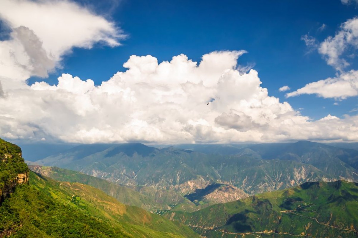 Picture of Mountain Landscape in Park national de Chicamocha in Colombia