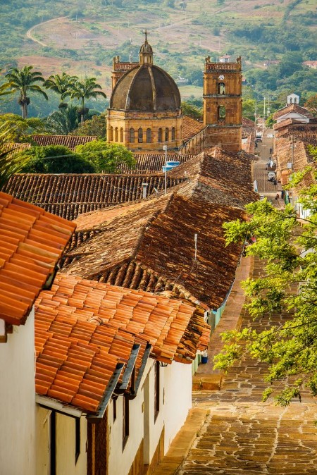 Afbeeldingen van The Church in Town of Barichara Colombia