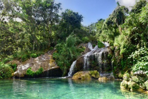 Afbeeldingen van El Nicho Waterfalls in Cuba