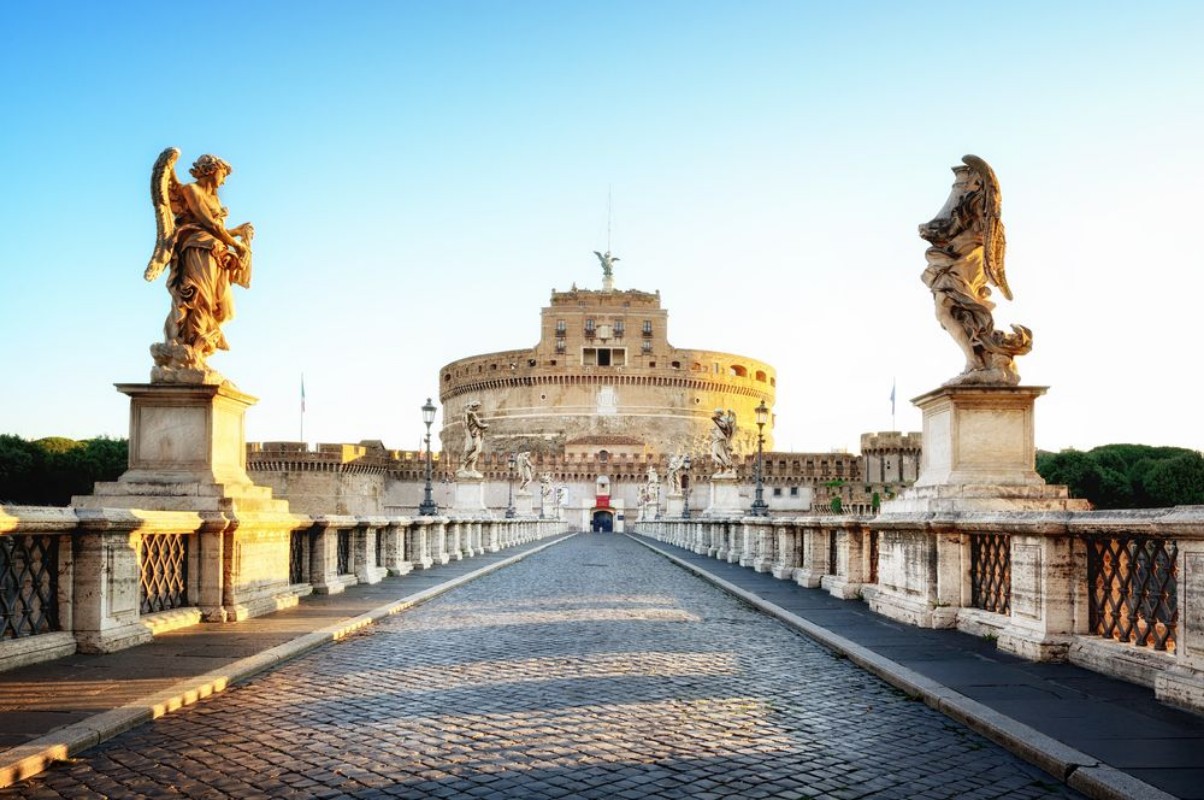 Picture of Castel SantAngelo at dawn Rome